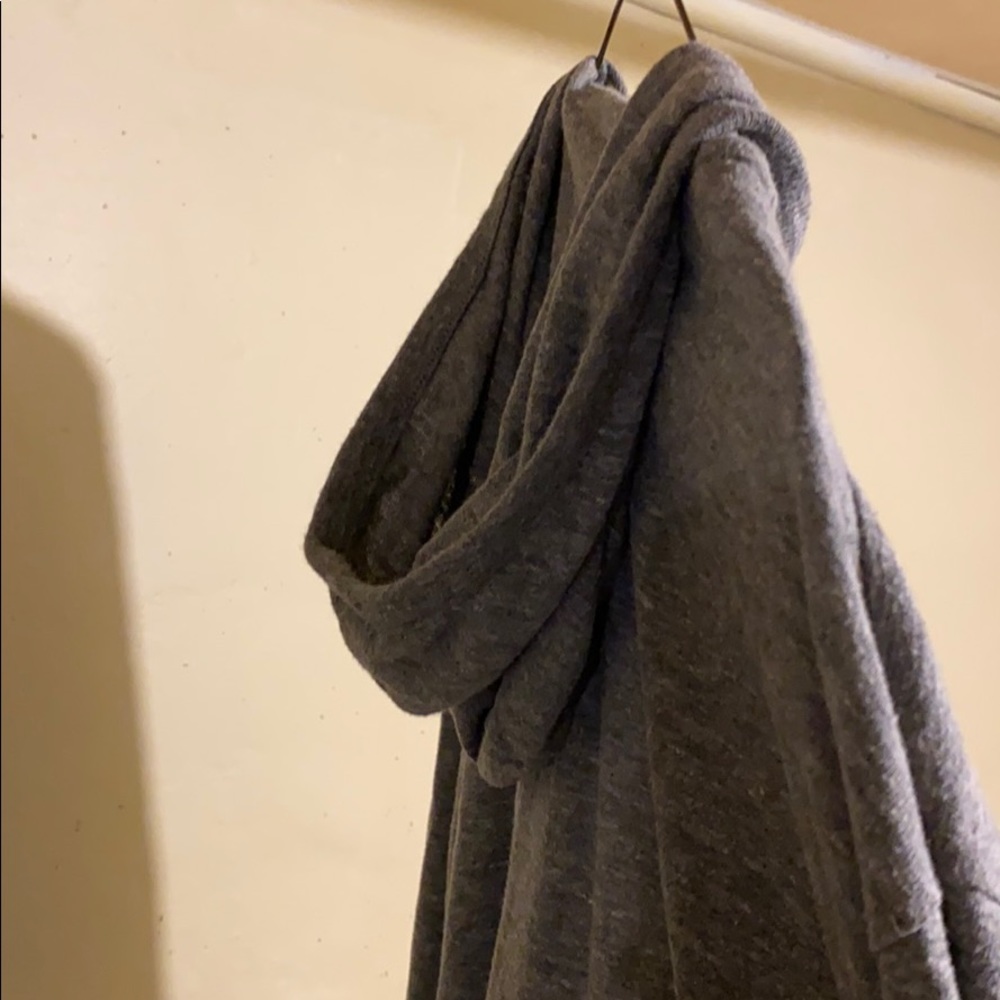 Thin Gray Zip-Up - image 3